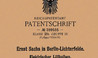 Ersa Patentschrift von 1921